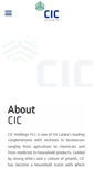 Mobile Screenshot of cic.lk