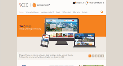 Desktop Screenshot of cic.de